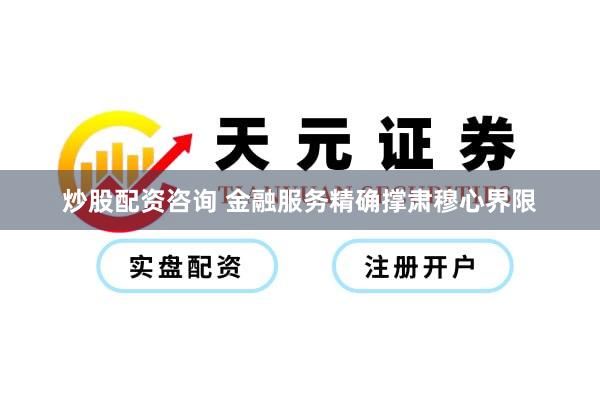 炒股配资咨询 金融服务精确撑肃穆心界限